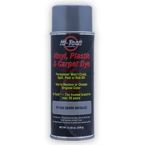 Silver Metallic Vinyl Plastic & Carpet Dye