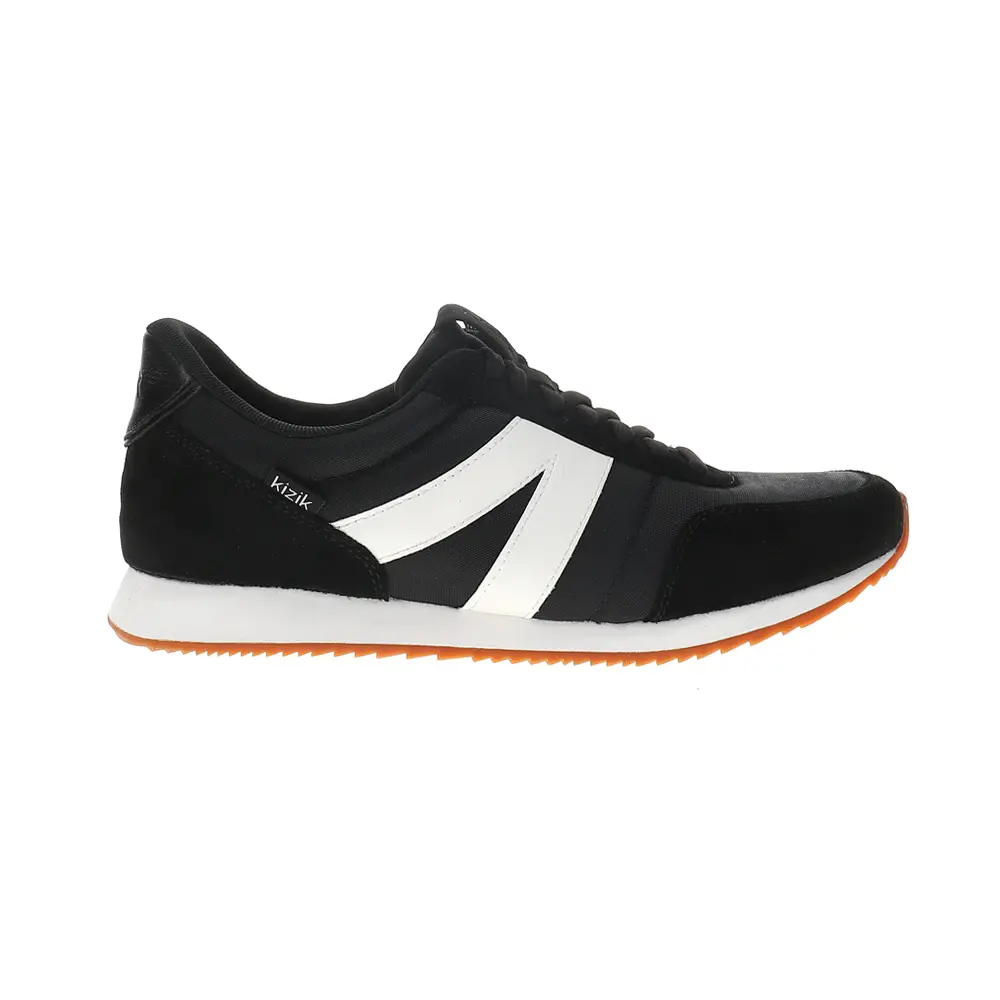 Kizik Mens Milan Hands Free Slip On Sneakers Shoes Casual - Black