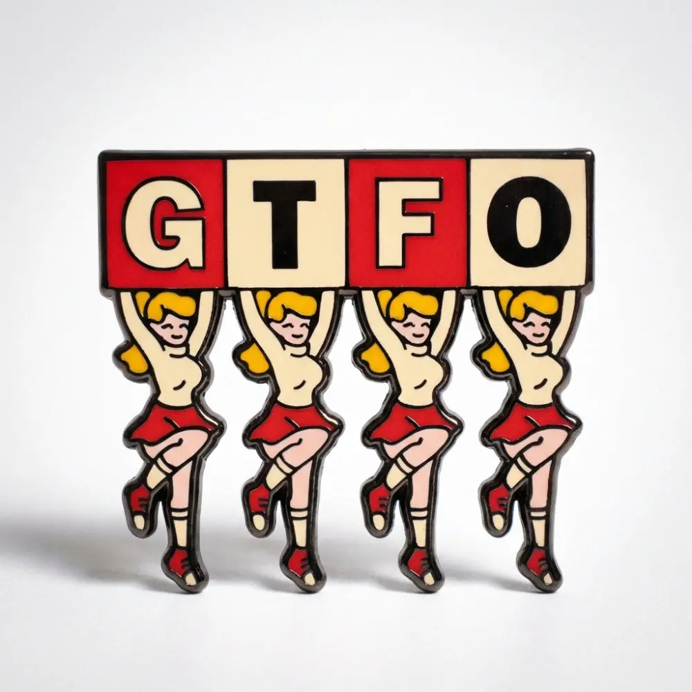 GTFO Cheerleaders Pin
