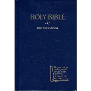 USED-KJV Drill Bible, Blue Hardcover (KING JAMES VERSION) by Broadman and Holman (Hardcover)