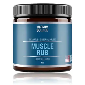 Muscle Rub by Magnum Solace, 4 oz Cream