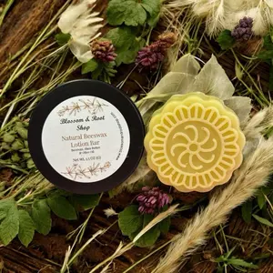 Natural Beeswax hand Lotion Bar