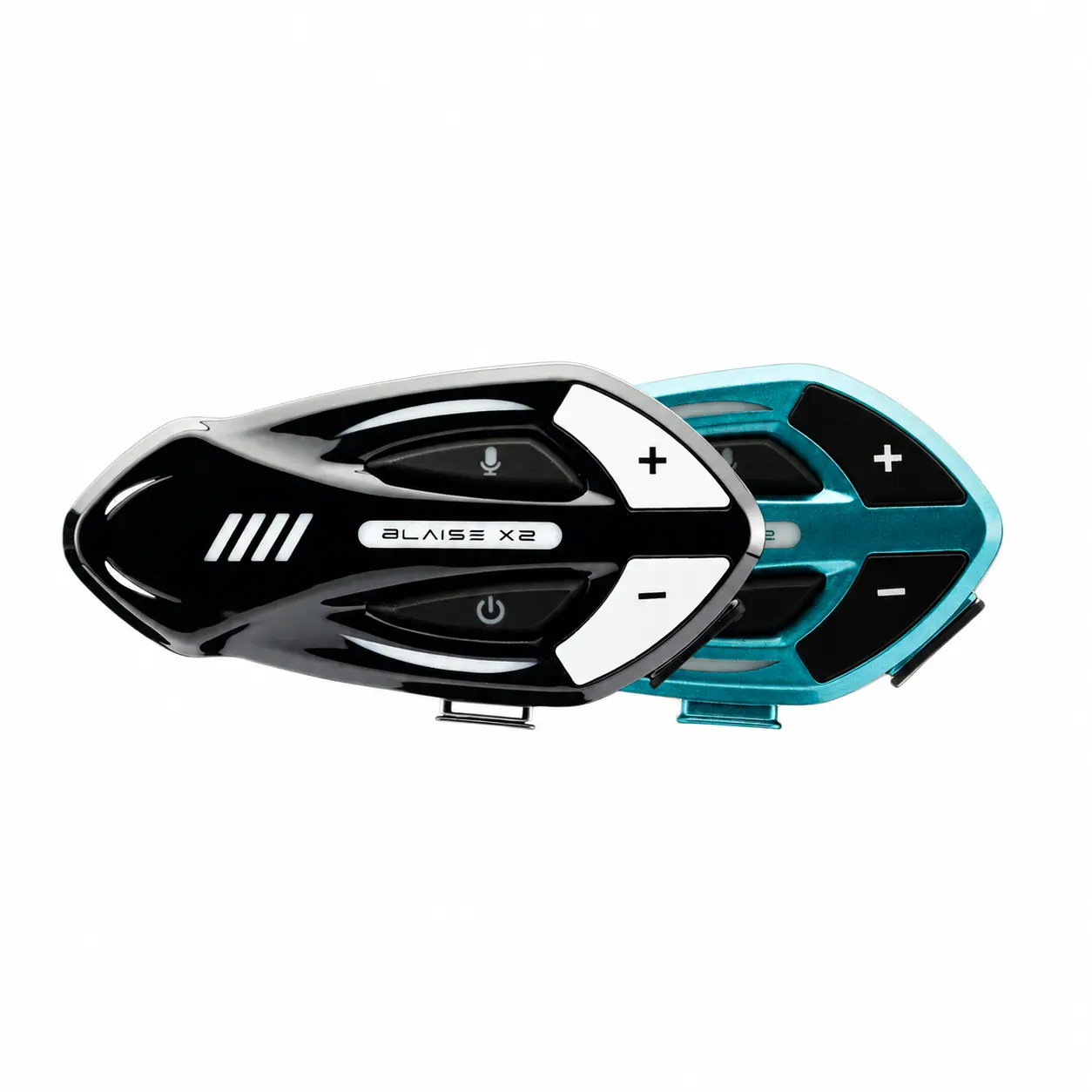 BLAISE X2 Dirt Bike Helmet Bluetooth Intercom Headset, 2-Way Full-Duplex Rider Communication, IP66 Water-Resistant, Audio Mixing & RGB Lighting for Motocross and Enduro Riding