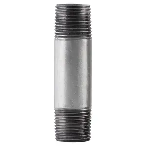 B & K  1.5 x 10 in. Galvanized Steel Nipple