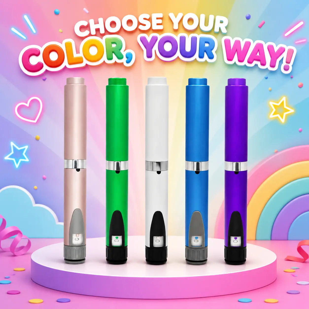 Reusable Research Dispensing Pen V2 Design - Limited Colors! Reusable Research Dispensing Pen V2 Design - Limited Colors!
