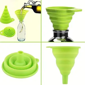 1Pc, Foldable Funnel, Foldable Funnel for Water Bottle Liquid Transfer, Kitchen Gadgets, Kitchen Accessories
