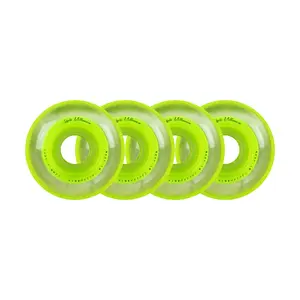 Labeda Roller Hockey Wheels - Millennium Gripper 72mm 74A Green (4-Pack)