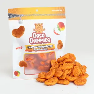 Goso Gummies Viral Chamoy Mango Bites – 6oz Bag - Sweet & Tangy Chewy Fruit Snack