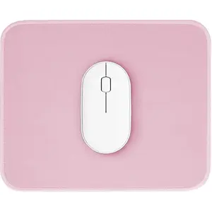 Pink Mouse Pad, Nice and Cute Mouse Pad, Splash-Proof Textured 10.2 x 8.2Inch, Stitched Edge Non-Slip Waterproof Rubber