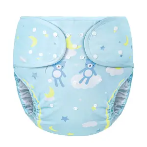 Littleforbig Washable Adjustable Reusable Waterproof Cloth Adult Diaper Wrap Cover One Size - Little Dreamers