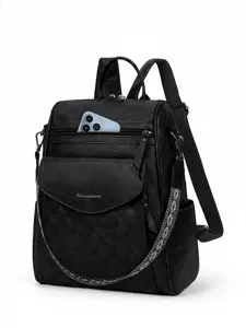 Backpack Purse for Women Fashion Leather Backpack Designer Ladies Shoulder Bag Convertible Small Travel Backpack Quilted Casual Daypack