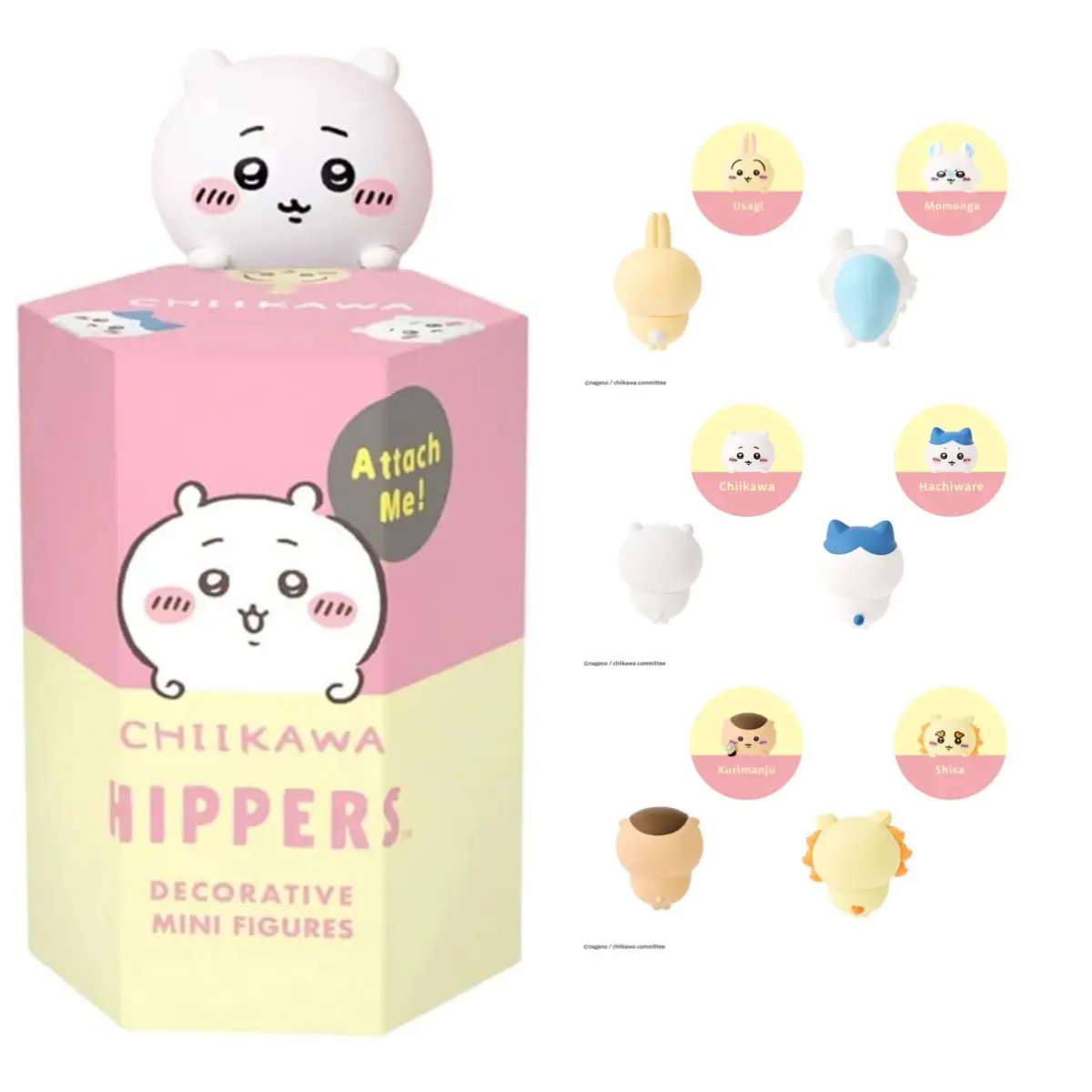 Sonny Angel Chiikawa Hippers - 1 Sealed Blind Box Cute Decorative Mini Figures for Phone, Laptop, Charm Sonny Angel Chiikawa Hippers - 1 Sealed Blind Box Cute Decorative Mini Figures for Phone, Laptop, Charm