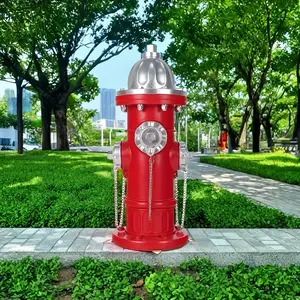 Large Training Dog Fire Hydrant, Garden Courtyard Resin Sculpture, Garden Lawn Decoration, Suitable for Indoor and Outdoor Decoration Gift