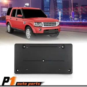 Front Bumper License Plate Holder Mounting Bracket with Lock, Easy Install, Factory Direct Fit for Land Rover LR4 (2010-2016)