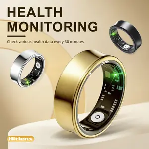 Smart Ring HR02 – Sleep, Heart Rate & Stress Monitor, Fitness Tracker, Menstrual Cycle Tracking, IP68 Waterproof, Step Counter, Multi-Sport Modes, Unisex, Limited Edition