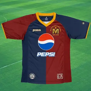 FC Motagua Jersey Honduras Classic 2009 Away, Football Player, Men's Round Neck V-Style Sportswear, Olimpia Jersey, American Club Football