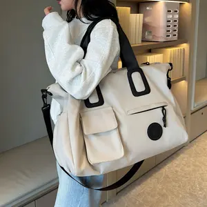 Perfect Large Lightweight Travel Tote Bag Women Gym Carry-on with Shoulder Strap Fitness Training And Travel, Lightweight for Short Trips.