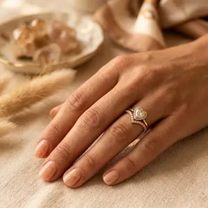 LXF Accessories Diamond ring for women, 1 carat, 5A heart-shaped zirconium oxide, classic pair of engagement rings.