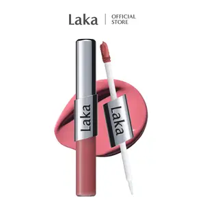 [Laka] Perfect Twin Lip — Dual-Ended Liquid Lipstick with Velvet Matte Color and Glossy Shine