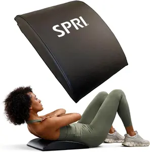 Portable Ab Mat for Core Training – Padded Curved Support Mat for Sit Ups, Crunches, Push Ups & Ab Exercises