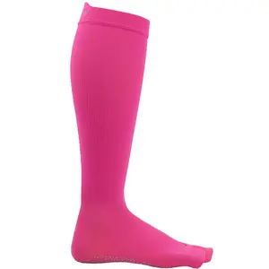 ASICS Womens Studio No-Slip Compression Knee High Socks Running Athletic Knee High - Pink