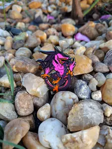 Berserker | The Eyeless Demon Beast / Spiky / Furry Fursona / Creature Enamel Pin