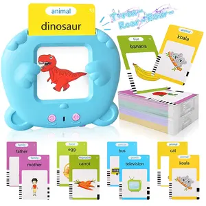 Interactive Early Education Learning Toy Cards, Talking Flash Cards, Toddler Children Reading Device, Language Learning Speech Therapy Tool, Christmas Birthday Gift