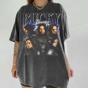 Vintage 90s Graphic Style Bucky Barnes T-shirt Gift For Fan