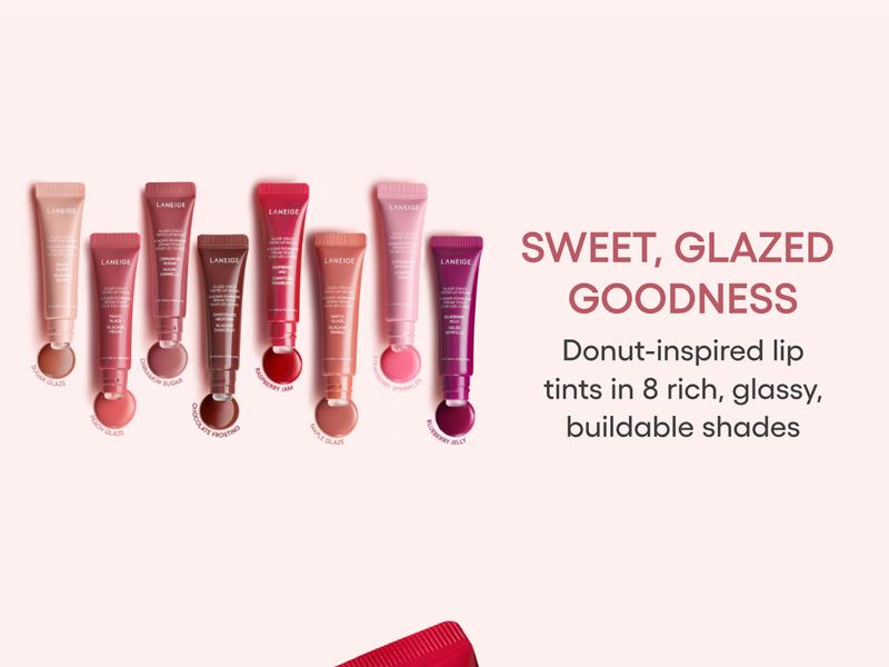 Laneige Glaze Craze Tinted Lip Serum, Hydrating & Moisturizing Lip Tint, Korean Lip Care, Infused with Polypeptide