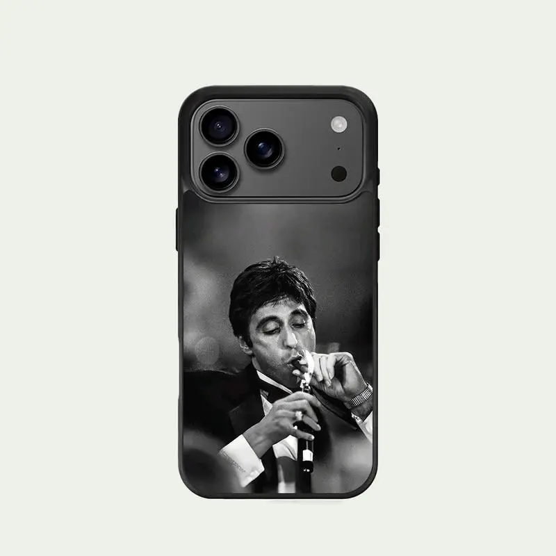 Tony Montana Phone Case, Scar Face Slim Phone Case, The World Is Your Movie, Gift For Fans, Accessories, For iPhone11 12 13 14 15 16 17 Promax