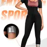 Women's Plus Size Full Body Sauna Suit Set, Sweat-Proof One-Piece Design, Short Sleeve with Hip Control and Abdominal Shaping, Sporty Jumpsuit, Yoga Running Workout, Tummy Control Jumpsuit, Workout Jumpsuits, Fitness Apparel