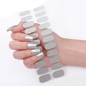 No Bake Gel Strips- Chrome
