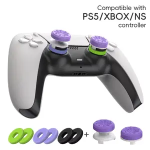 8-Piece Aiming Assist Ring Set for Ps4/ps5, Xbox, Switch Pro, Quick-Release Joystick Grips, Anti-Slip Enhancer, Reusable, Multi-Color