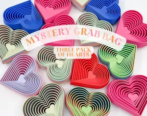 Mixed Bag of Heart Fidgets