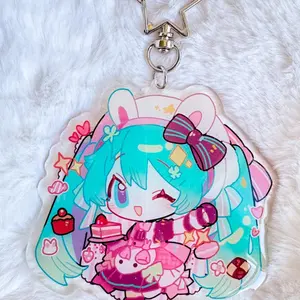 Miku Acrylic Keychain - Kawaii Charm, Xiaojiu Studio