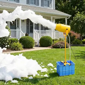 VEVOR Foam Machine, 9.84 to 16.40 ft Spray Distance Foam Cannon Party Machine, Bubble Cannon with 74QT Water Tank, Stable Vertical Design, Dense Foams Maker for Gatherings, Celebrations Par