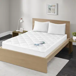 Aobtkel® 300 Thread Count Cotton Sateen Waterproof Mattress Pad, Custom-Fit for Mattresses, Custom-Fit Mattresses