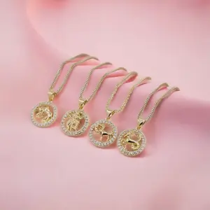 Horoscope, zodiac constellation necklace