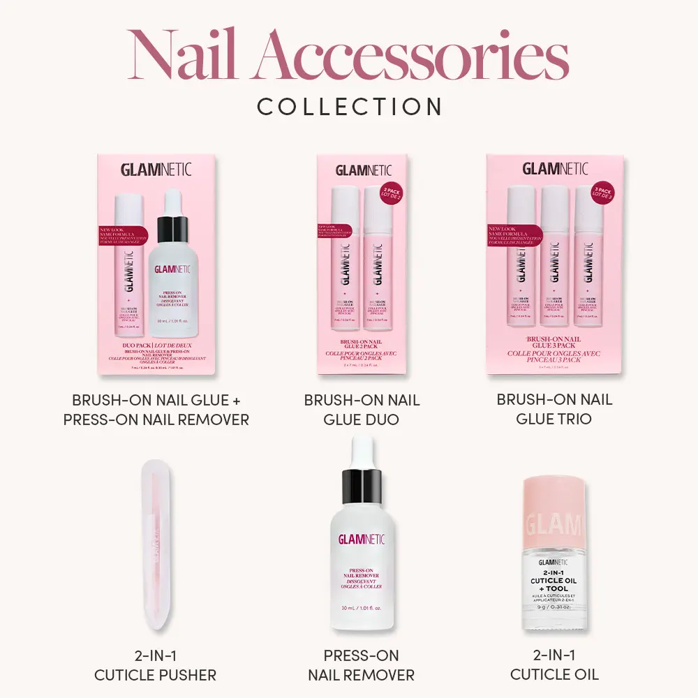 Glamnetic Press On Nail Accessories - Press On Nails Accessory - Multiple Bundles
