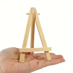 Wooden Desktop Triangular Painting Stand, Digital Oil Canvas Frame Display Rack, Multi-Functional Phone Holder, Essential Art Supply, Artist Supplies