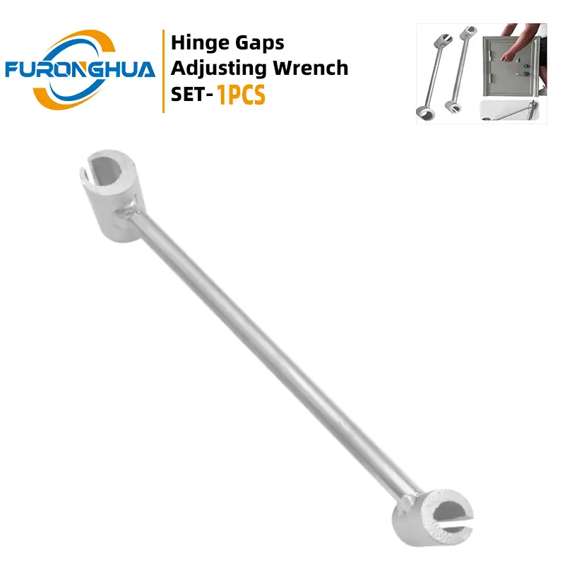 Hinge Hole Adjustment Wrench Double Head Tool Fix Slanted Doors Effortless Hinge Gaps Repair Anti-Wobble Hinge Alignment Kit for Home Doors Cabinets