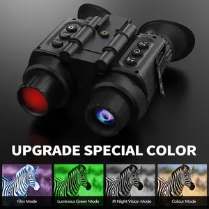 KINKA Dual-Screen 3D HD Night Vision Binoculars for Adults, 4K Infrared Goggles with 7-Level IR Brightness, Long-Range Digital Night Vision for Hunting & Wildlife Observation, Rechargeable, Photo & Video Recording