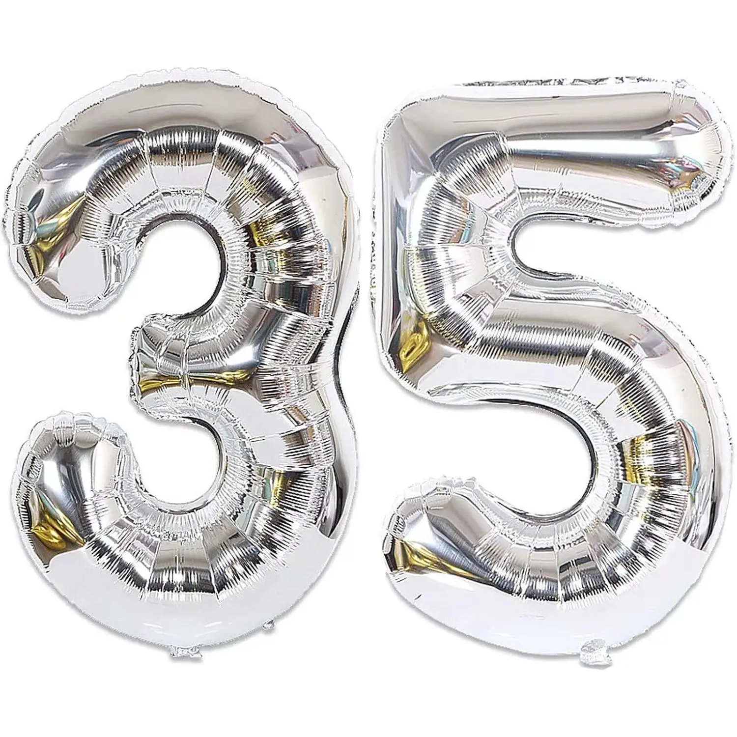 Number 35 Balloon 40 Inch Giant Foil Helium Balloons  35 Number Balloons for Birthday Anniversary Festival Party Home Office Decor,  35