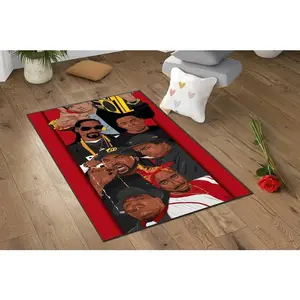 Hiphop Rug, Rap Legends Rug, Rappers Rug, Music Rug, Music Decor, Music Room Rug,Rap Stars Collage Rug,Unique Rug,Area Rug,Gifts for Him,rug