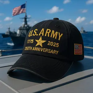 United States 1775 2025 Eagle Embroidered Hat 250 Years of Freedom Patriotic USA Flag Custom Baseball Cap Dad Cap