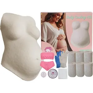 Casting Kit  - Easy DIY  Cast Plaster Kit with 6 Plaster Rolls & Accessories,  Bump Keepsake, Maternity  Cast,  Molding Kit,   for Expecting Moms
