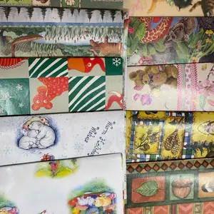 Assortment of Vintage Wrapping Paper