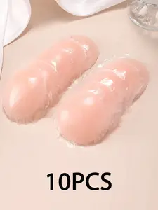10pcs Silicone Nipple Covers, Anti-Peep Breast Pads, Prevents Exposed Nipples, Comfortable & Breathable, Ideal for Daily Use