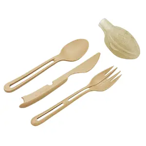 Jokari Travelware Travel Cutlery Set with Case - Compact, Reusable, TSA-Approved for Camping & Picnic. Portable, eco-friendly spoon, fork, knife in a lightweight pouch, perfect for lunch box or travel