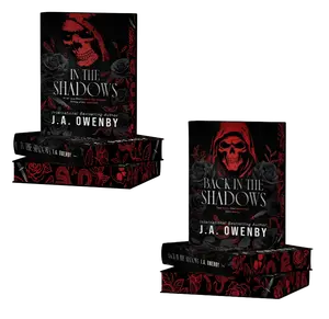 In the Shadows Signed Hardcover Duet (Special Edition) — Foil + Sprayed Edges Foil Bookmarks Eye Mask